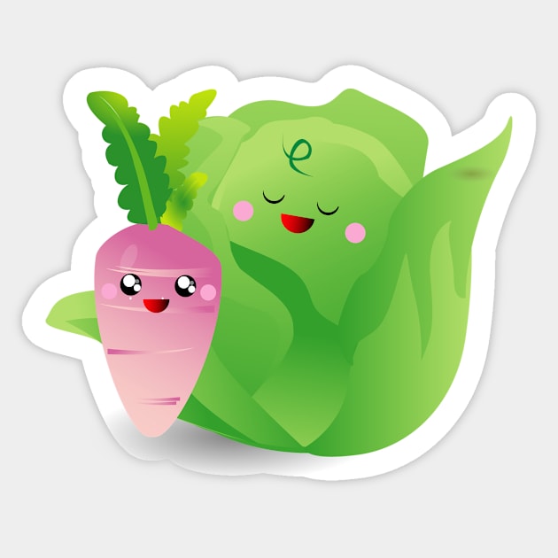 Turnip + cabbage = the soup Sticker by TTL